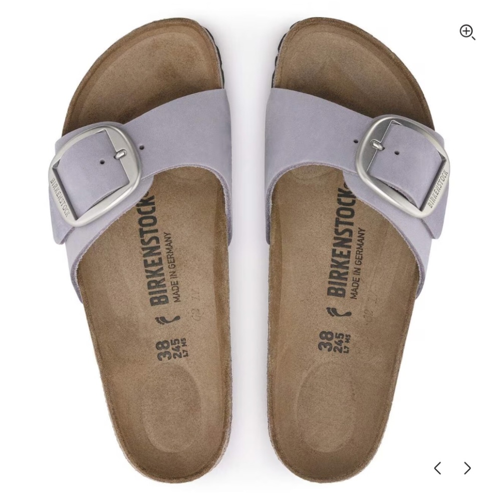 Lavender Birkenstock Madrid Sandals, size 40
